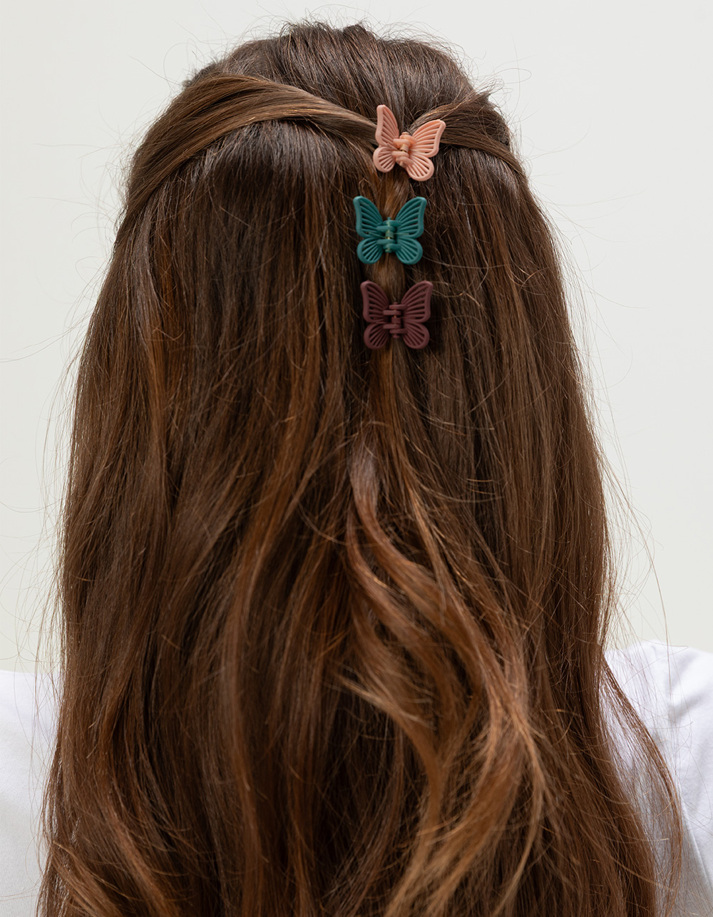 FULL TILT 6 Pack Mini Butterfly Clips - MULTI