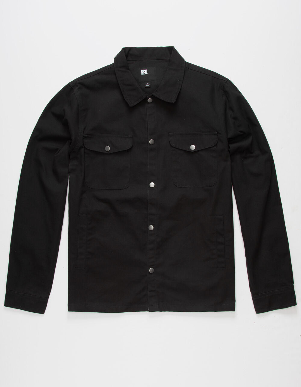 RSQ Mens Black Shirt Jacket - BLACK | Tillys
