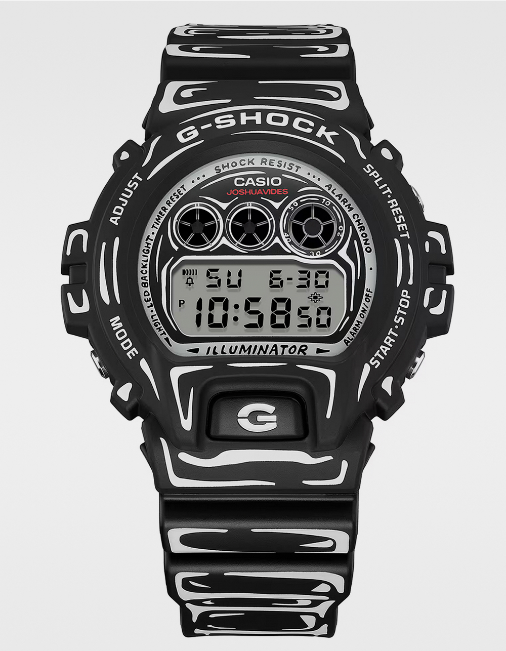 G-SHOCK DW6900JV-1 Watch - BLK/WHT