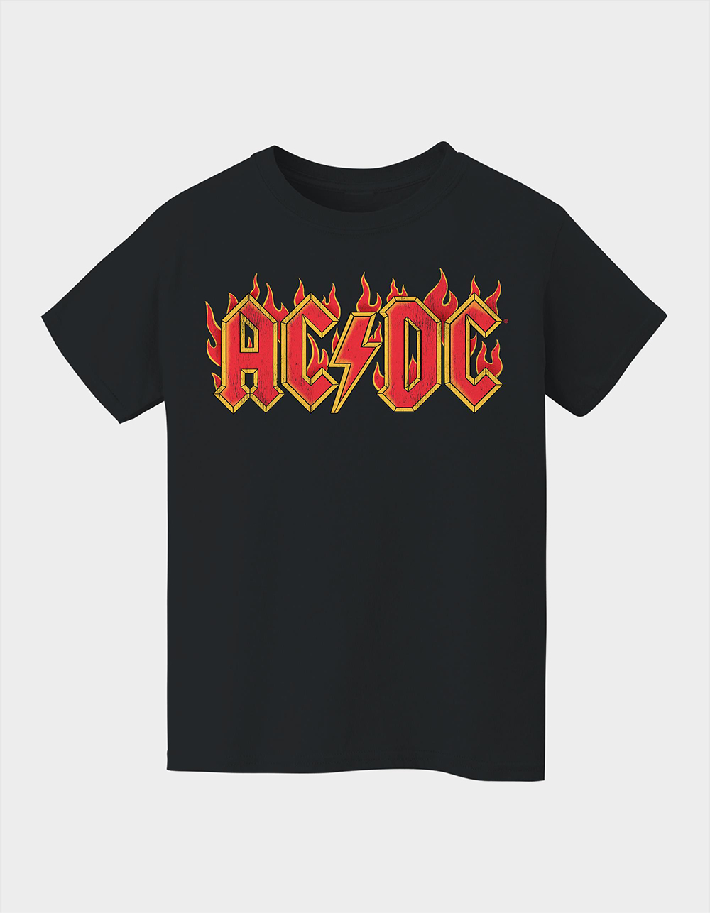 AC/DC Flames Unisex Kids Tee - BLACK | Tillys