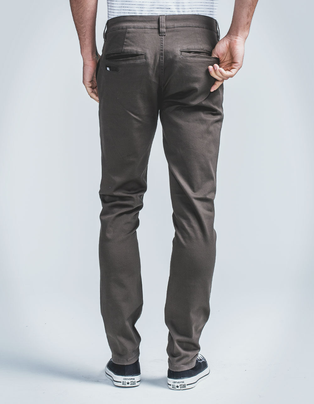 RSQ Seattle Mens Skinny Tapered Chino Pants OLIVE Tillys