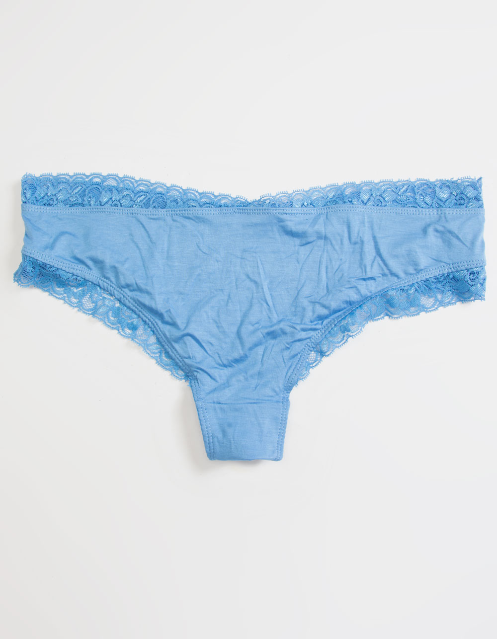FULL TILT Lace Trim Cheeky Panties AZURE Tillys