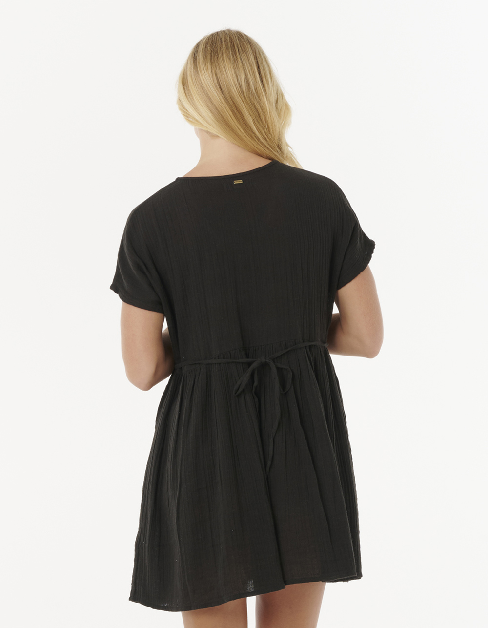 RIP CURL Premium Surf Short Sleeve Womens Dress - BLACK