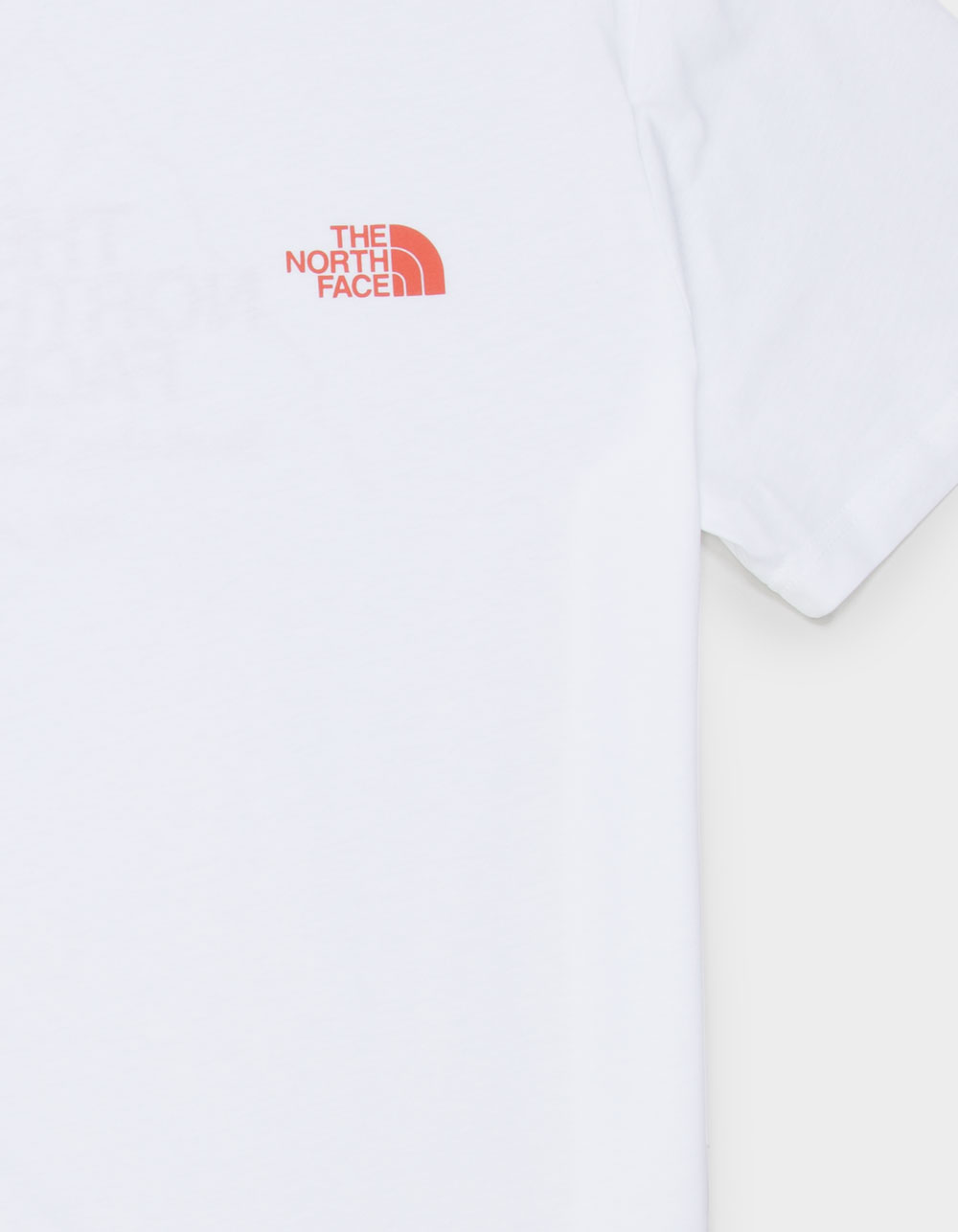 THE NORTH FACE Biner Graphic 4 Mens Tee - WHITE