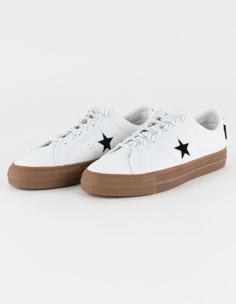 CONVERSE One Star Cordura Canvas Skate Shoes - WHT/BLK Tillys