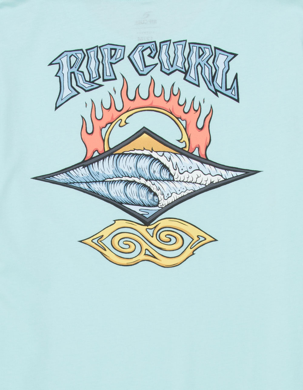 RIP CURL Dazed And Tubed Boys Tee - AQUA