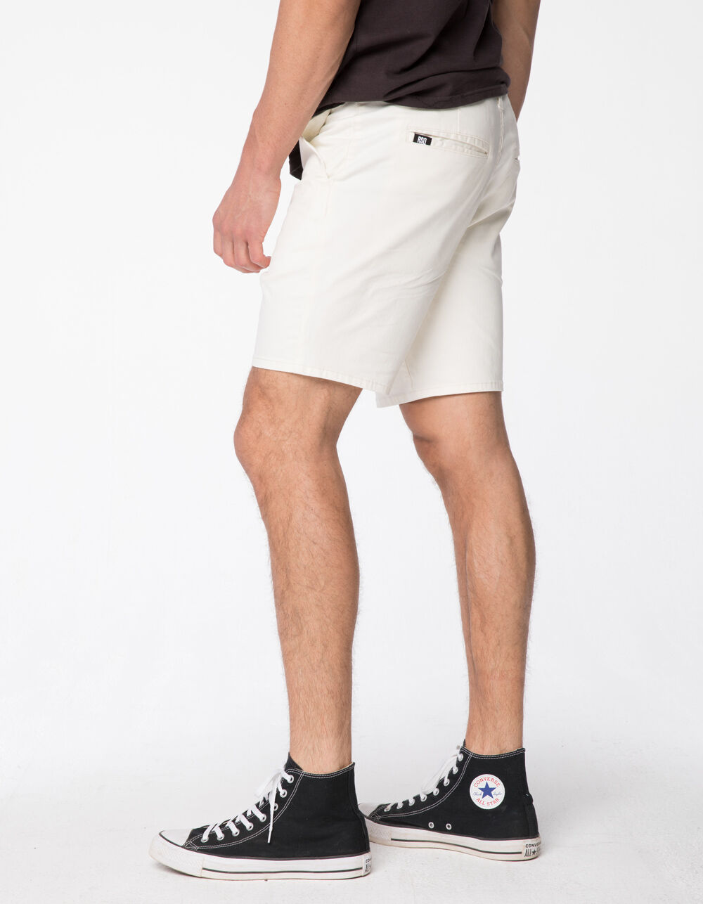 RSQ Short Mens White Chino Shorts image number 2