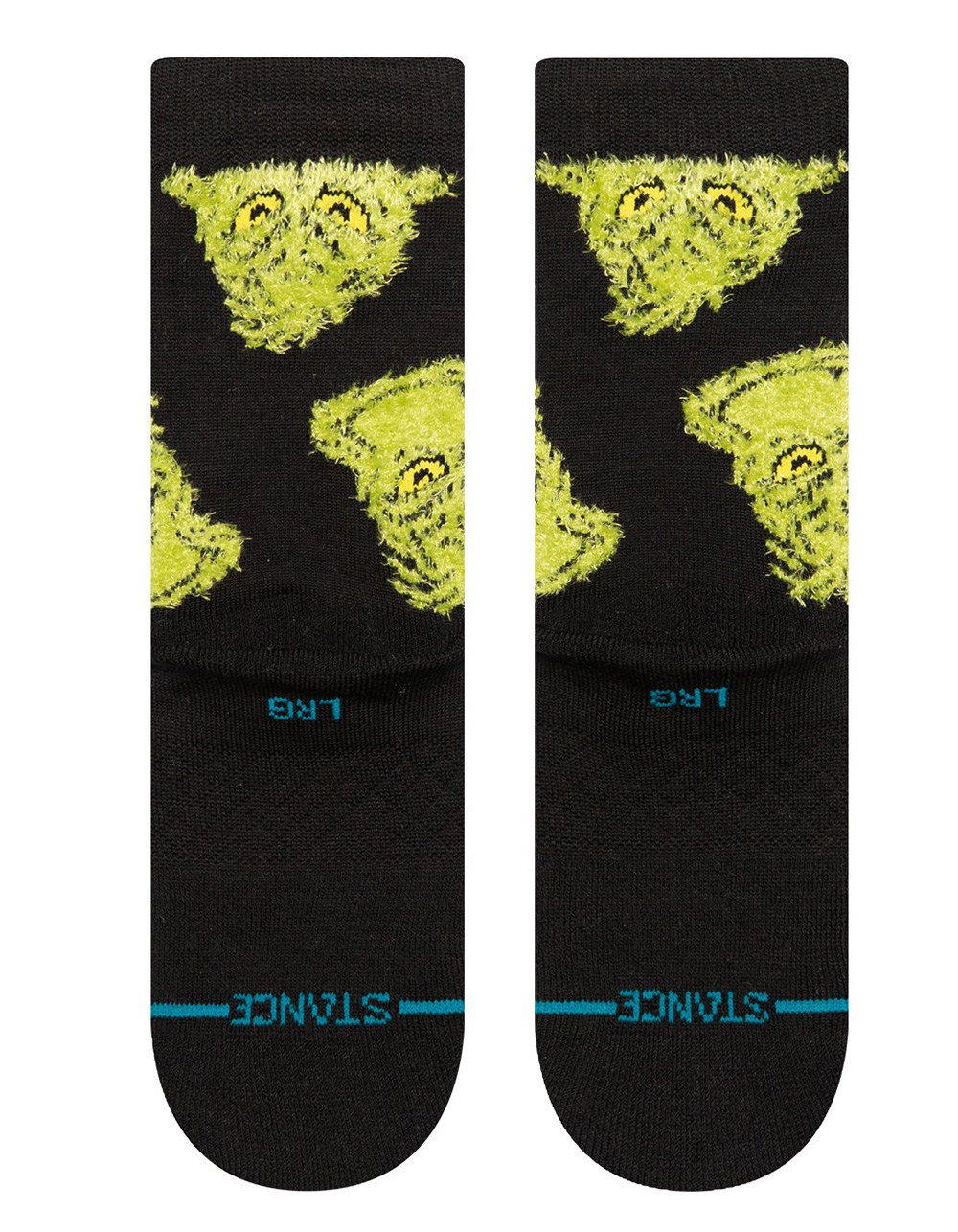 STANCE x The Grinch Mean One Boys Crew Socks - BLACK COMBO