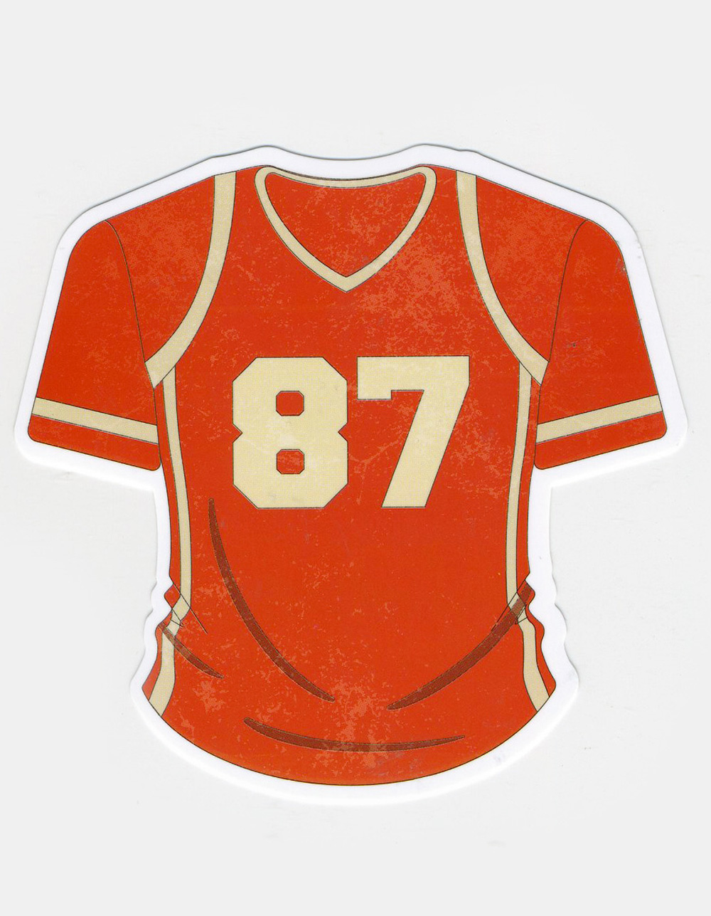 87 Jersey Sticker - RED