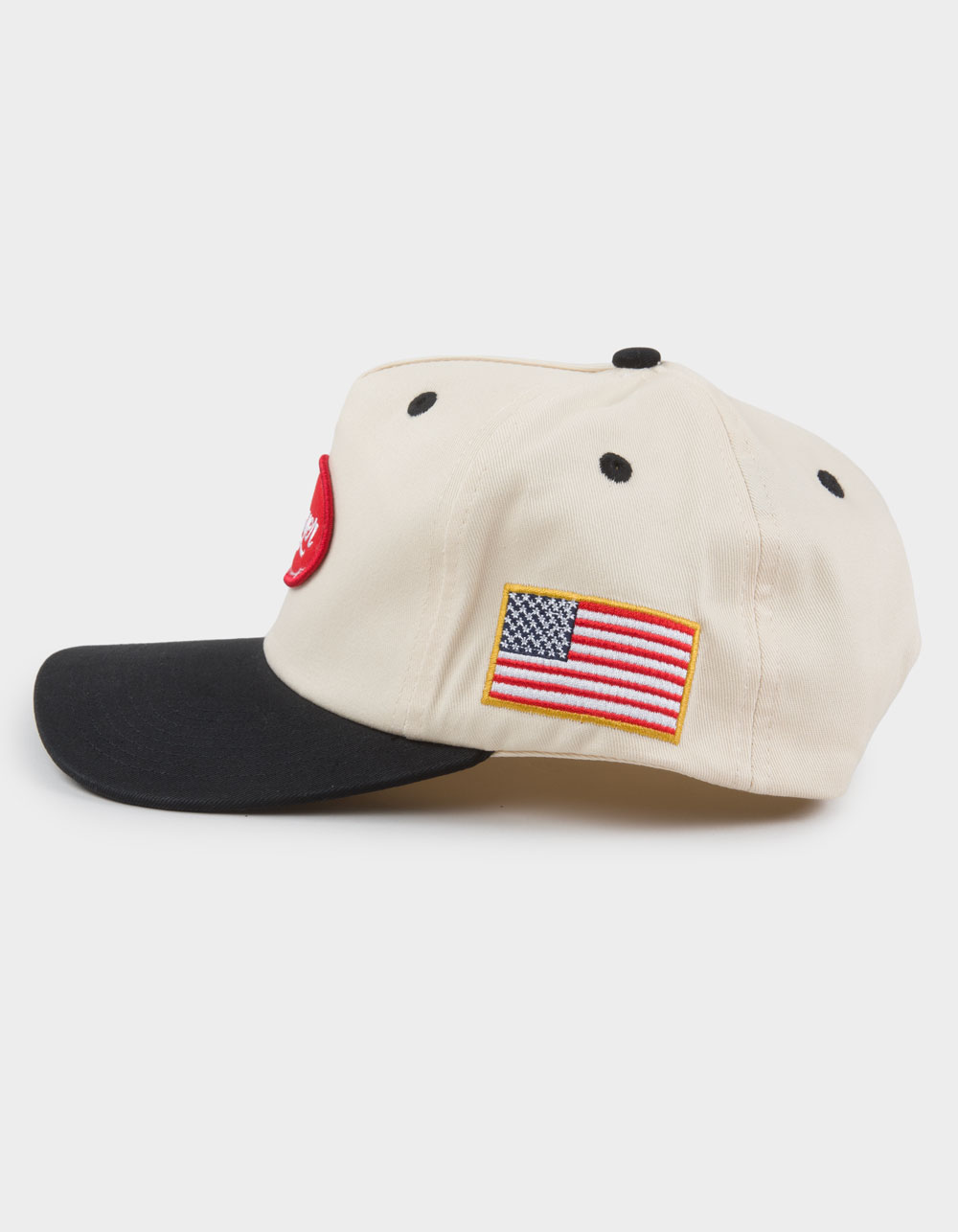 SEAGER Americana Snapback Hat - Cream Combo