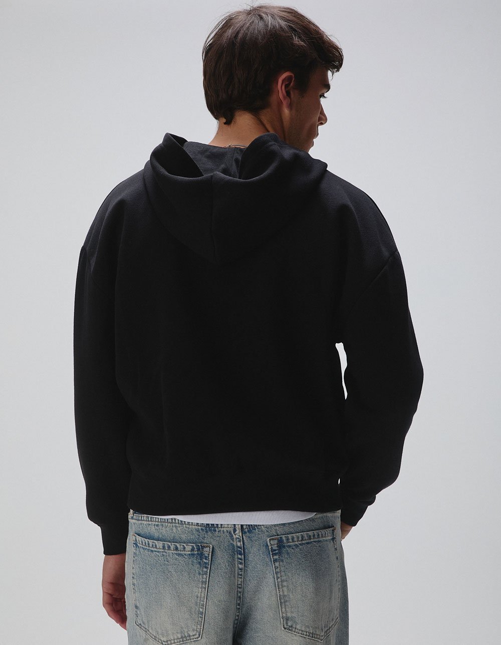RSQ Mens Oversized Zip-Up Hoodie