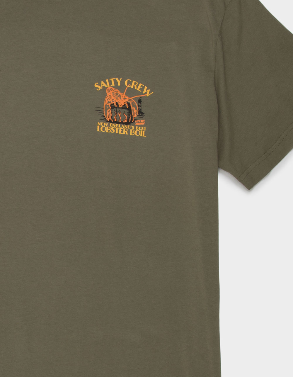 SALTY CREW Lobster Boil Mens Tee - OLIVE