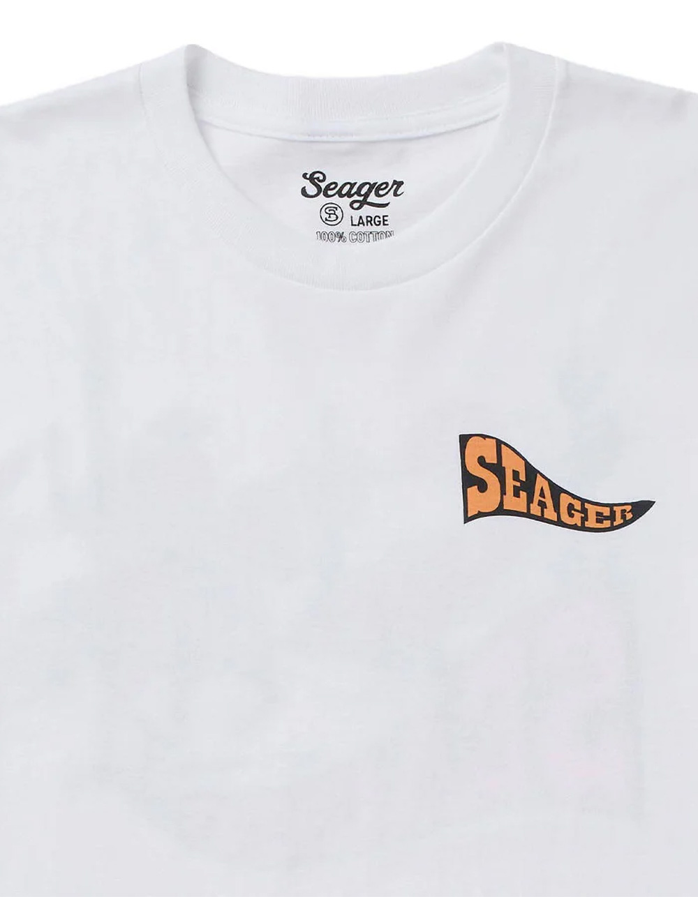 SEAGER Long Ride Mens Tee - WHITE