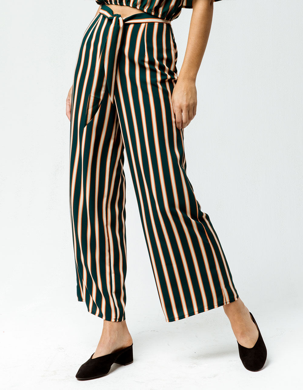 AMUSE SOCIETY Earn Your Stripes Womens Crop Pants - MULTI | Tillys