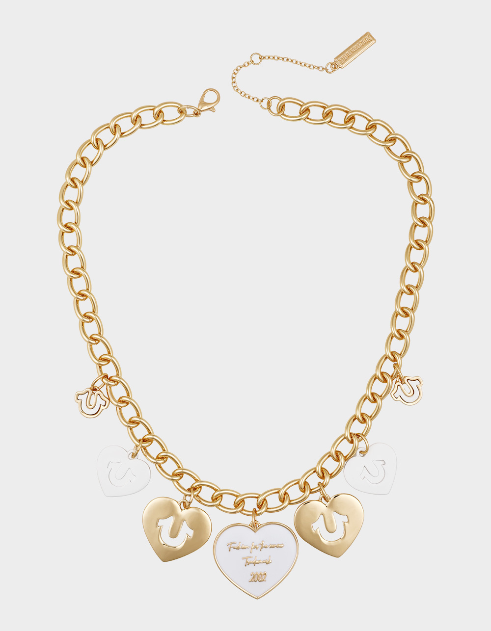 TRUE RELIGION Charmy Heart Necklace - GOLD