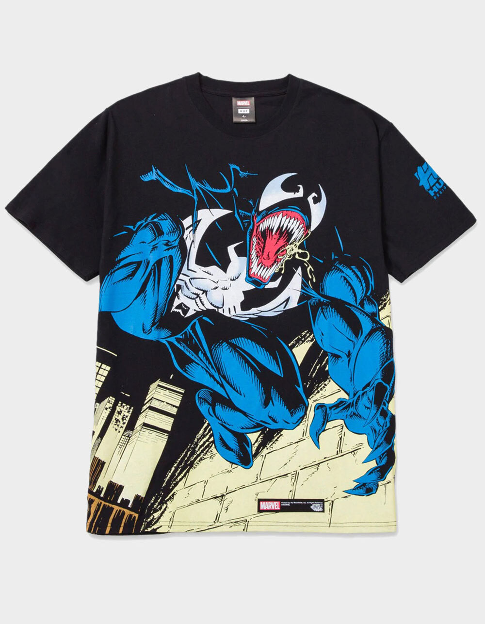 HUF x Marvel Venom Mens Tee - BLACK | Tillys