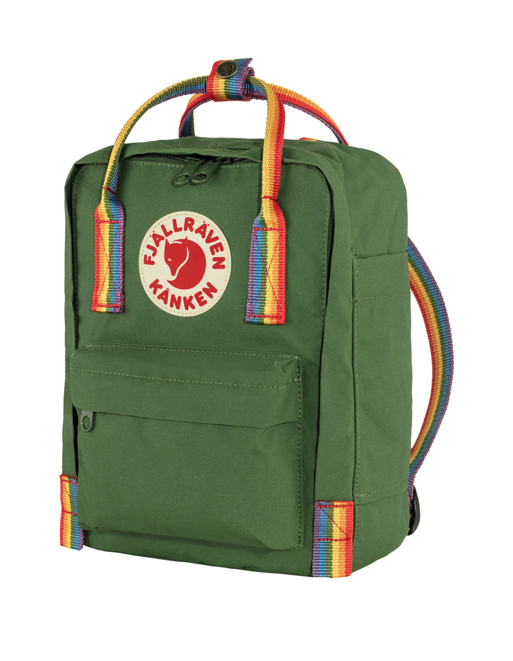 FJALLRAVEN Kanken Rainbow Mini Backpack GREEN Tillys