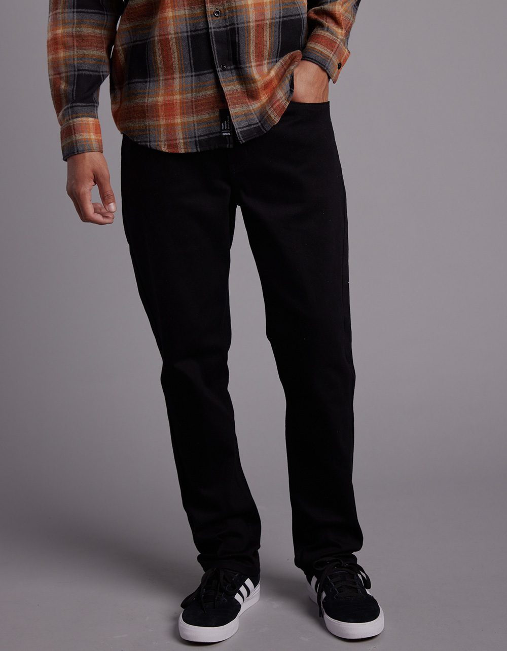 RSQ Mens Relaxed Taper Jeans BLACK Tillys