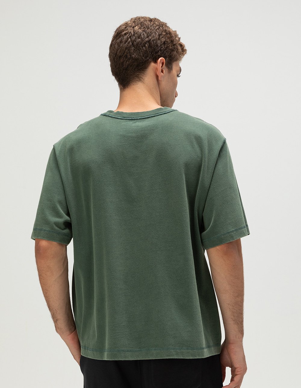 RSQ Mens Boxy Tee - GREEN