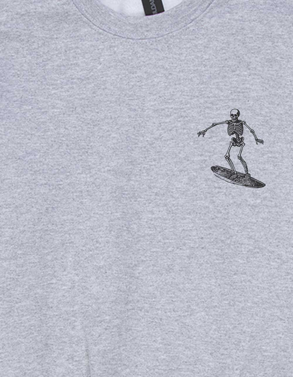 ISLAND Wave Hunter Unisex Kids Crewneck Sweatshirt - HEATHER GRAY