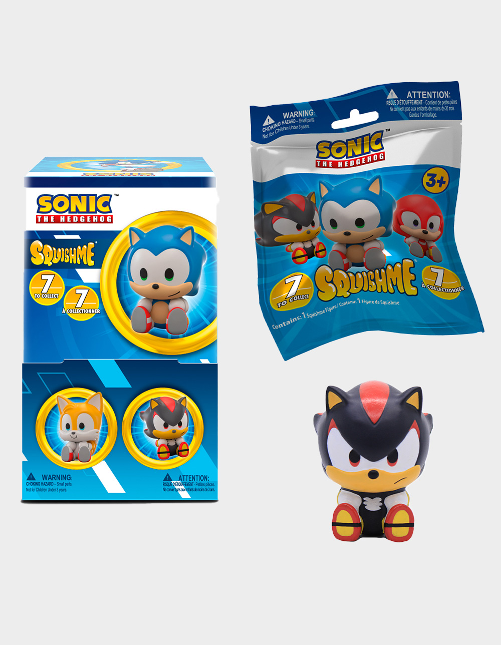 SONIC THE HEDGEHOG Squishme Figure Blind Bag - ASST