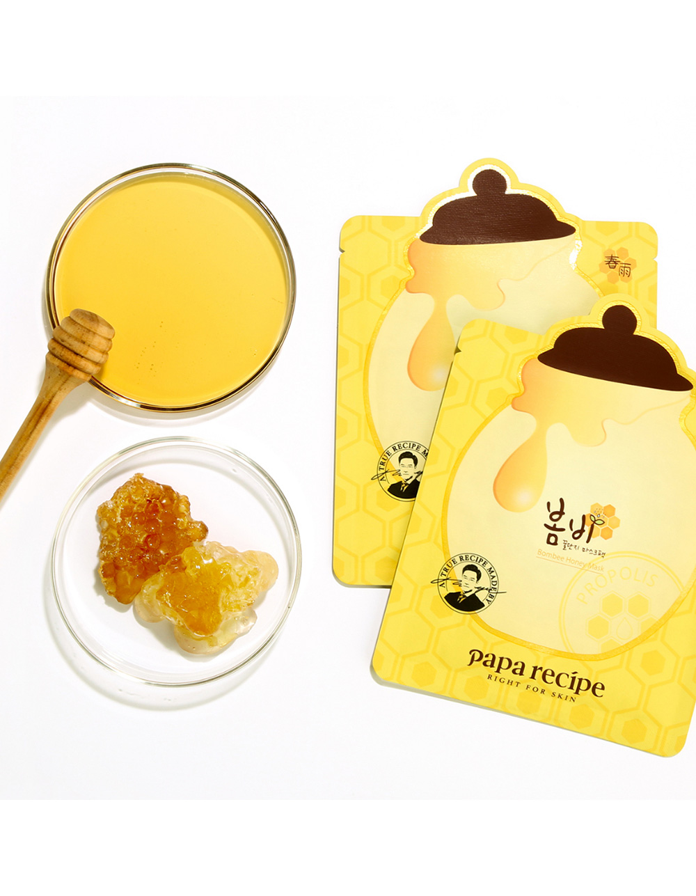 PAPA RECIPE Bombee Honey Mask 10 Pack - YELLOW