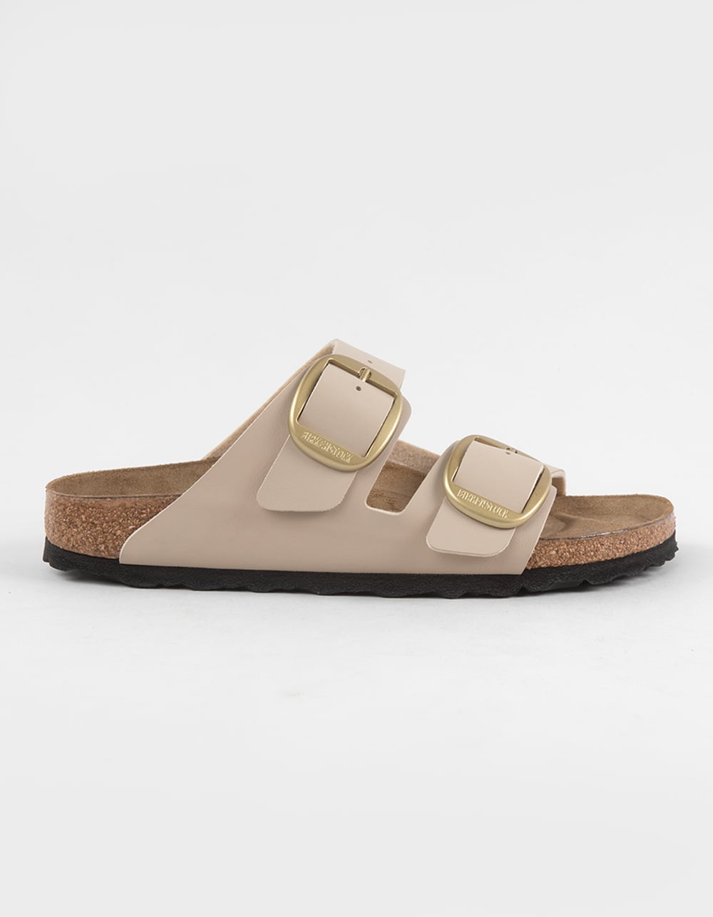 BIRKENSTOCK Arizona Big Buckle Womens Birko-Flor Sandals - SAND