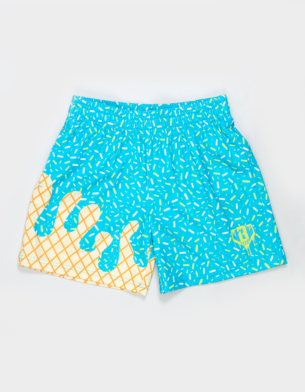 BASEBALL LIFESTYLE 101 Ice Cream Boys Shorts - ELECTRIC BLUE
