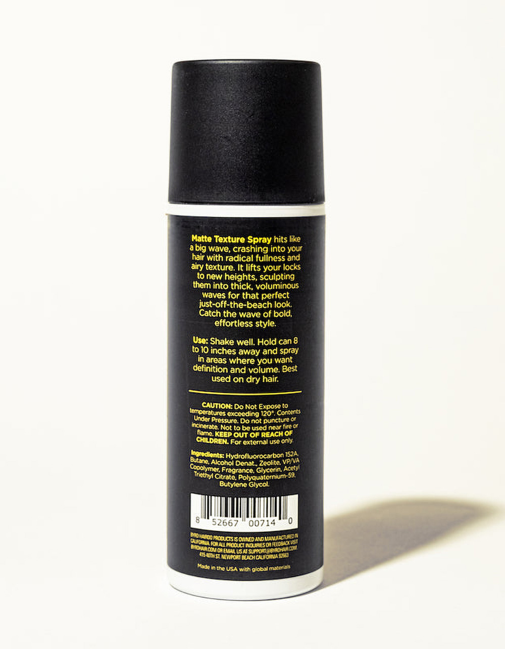 BYRD Big Wave Matte Texture Spray - BLACK