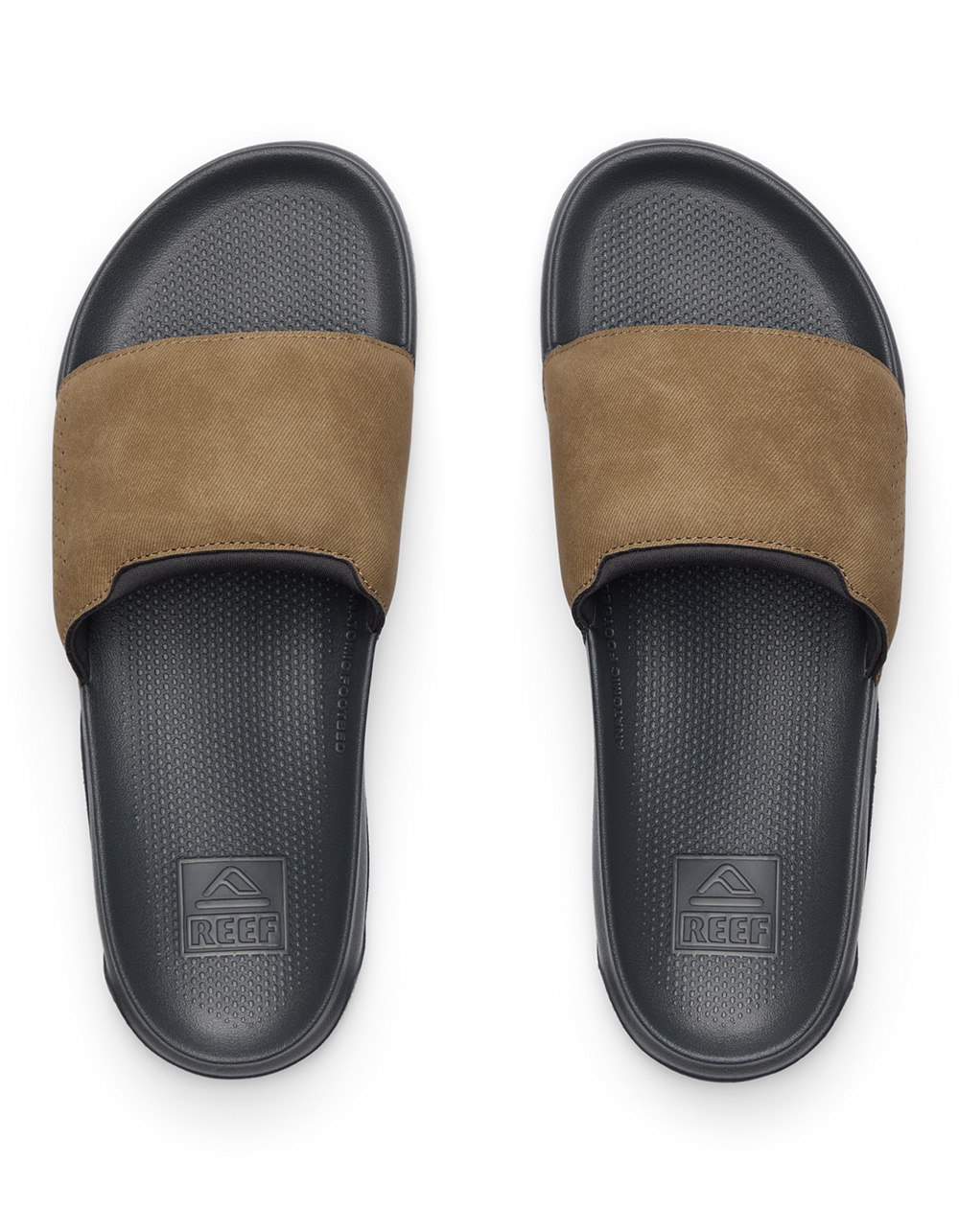 REEF Tailslide Mens Slides - GRAY COMBO