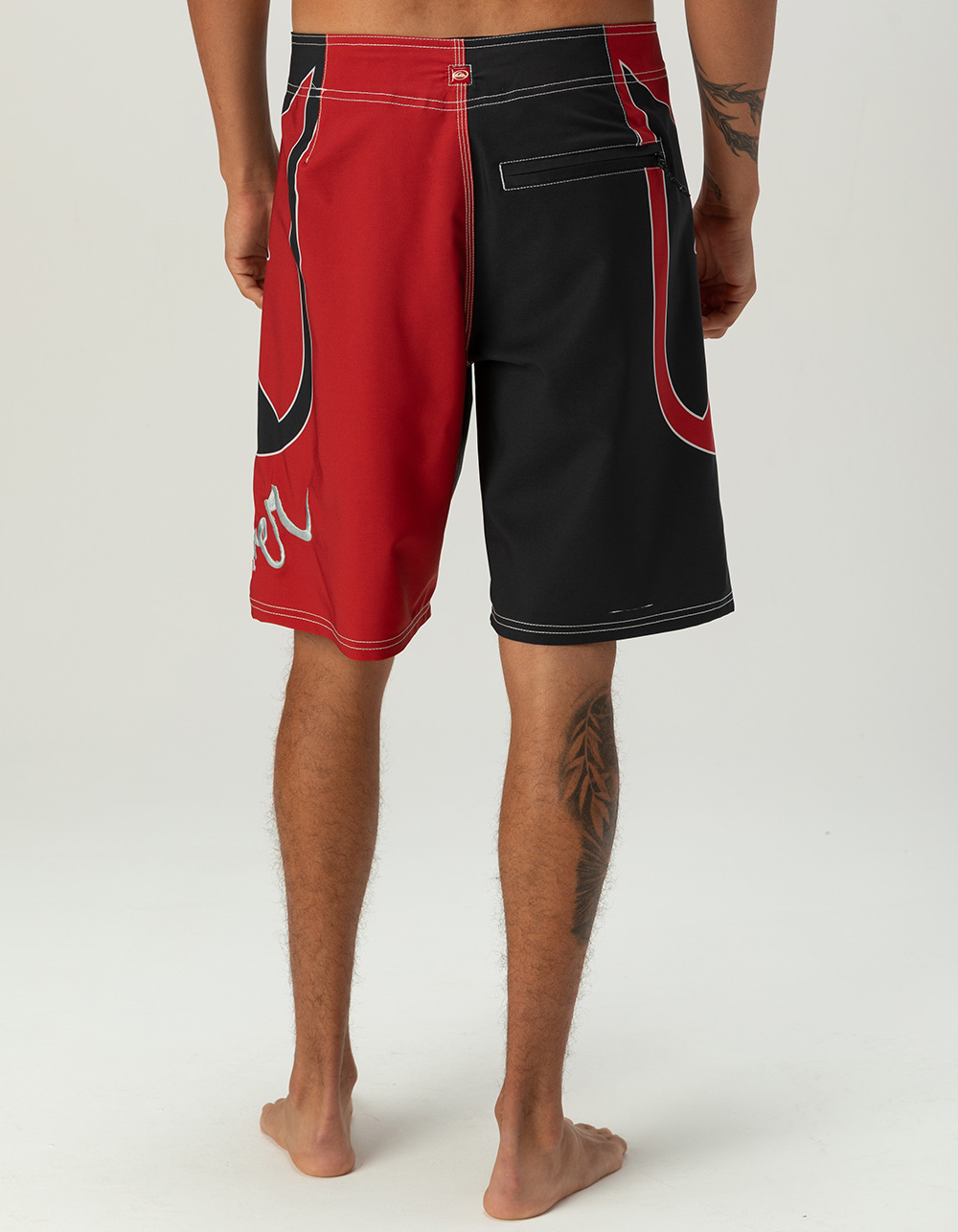 QUIKSILVER Interceptor Mens 21" Boardshorts - RED/BLK