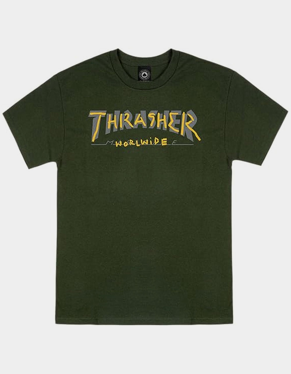 THRASHER Trademark Mens Tee - FOREST