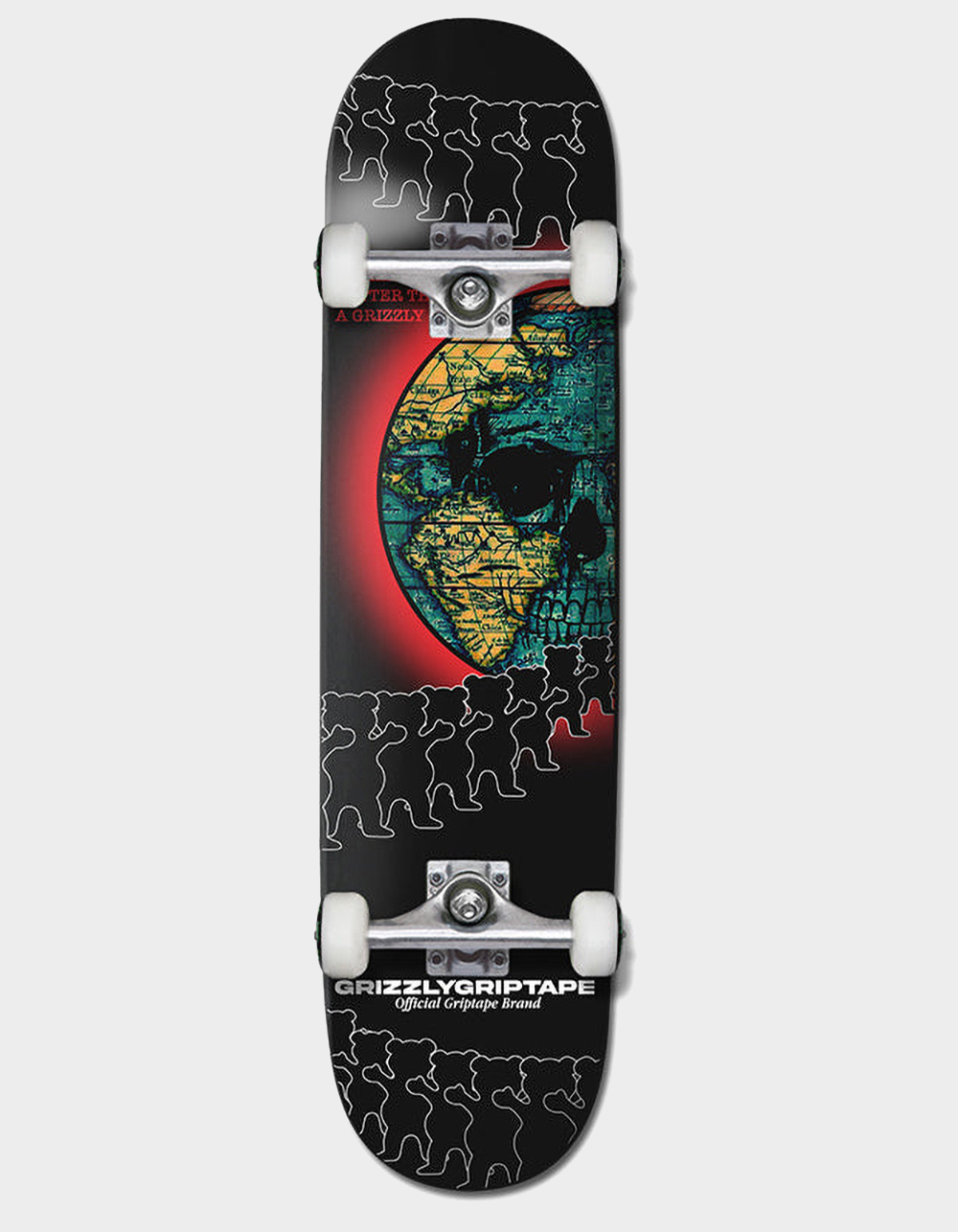 GRIZZLY Stroke Of Midnight 7.75" Complete Skateboard