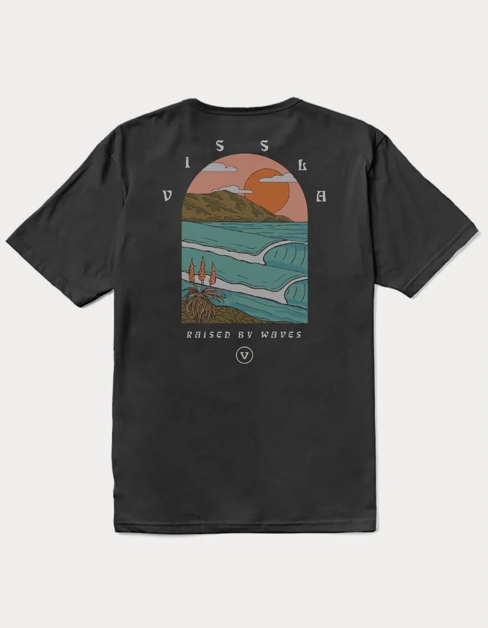 VISSLA Coastliner Mens Tee - BLACK