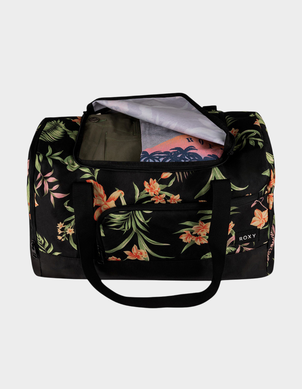 ROXY Sweet Kombucha Duffel Bag - BLACK