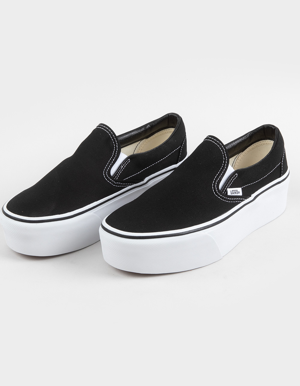 VANS Classic Slip-On Womens Platform Shoes