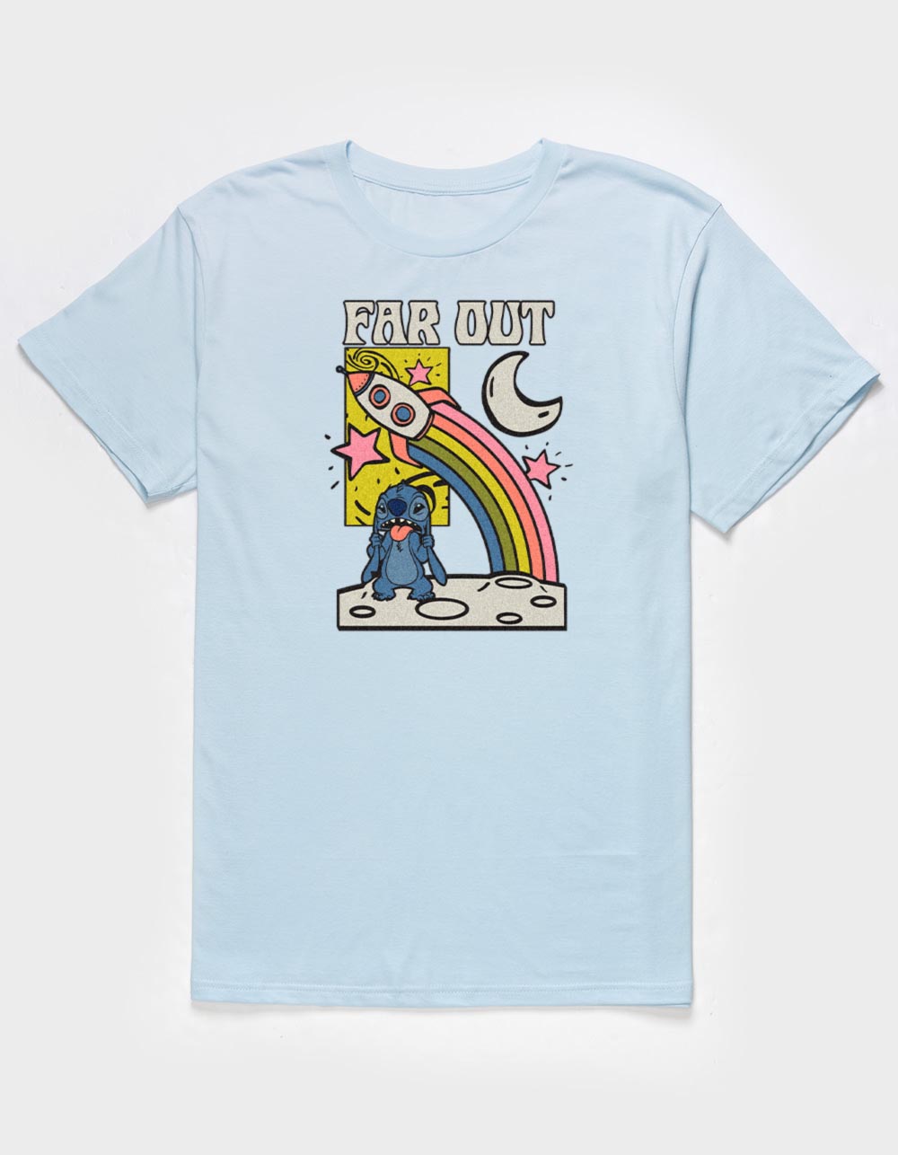 LILO & STITCH Far Out Space Unisex Tee - LIGHT BLUE