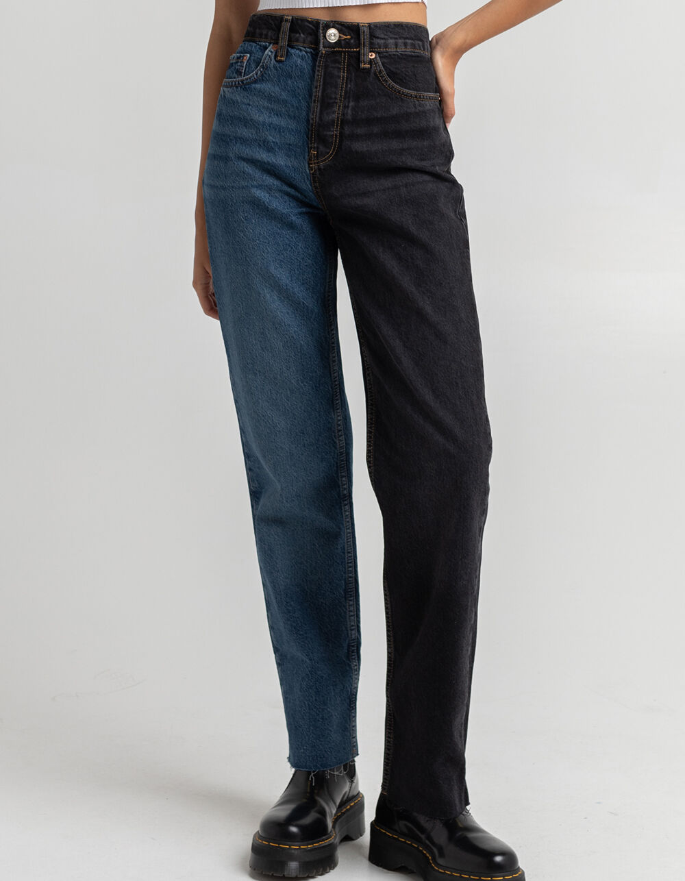 BDG Urban Outfitters Pax Two Tone Womens Jeans - DARK WASH