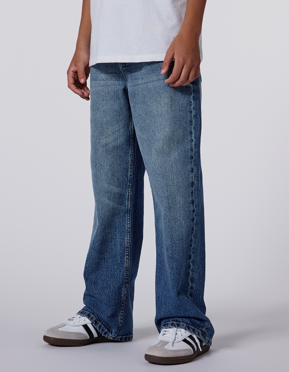 RSQ Boys Loose Fit Jeans - MEDIUM WASH
