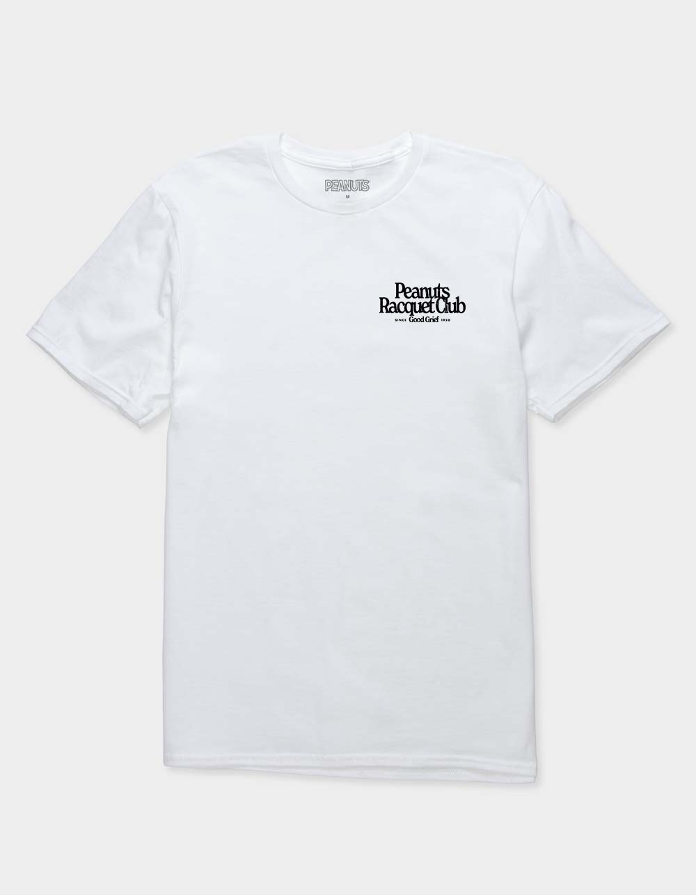 PEANUTS Racquet Good Grief Unisex Tee - WHITE