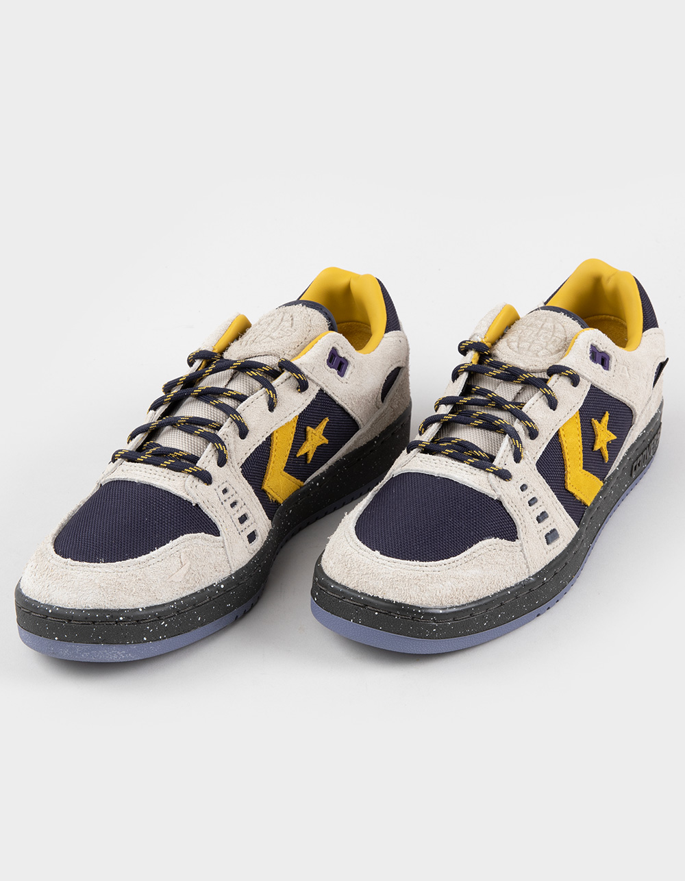 CONVERSE CONS AS-1 Pro Suede & Cordura Mens Low Top Shoes - NAVY/YELLOW