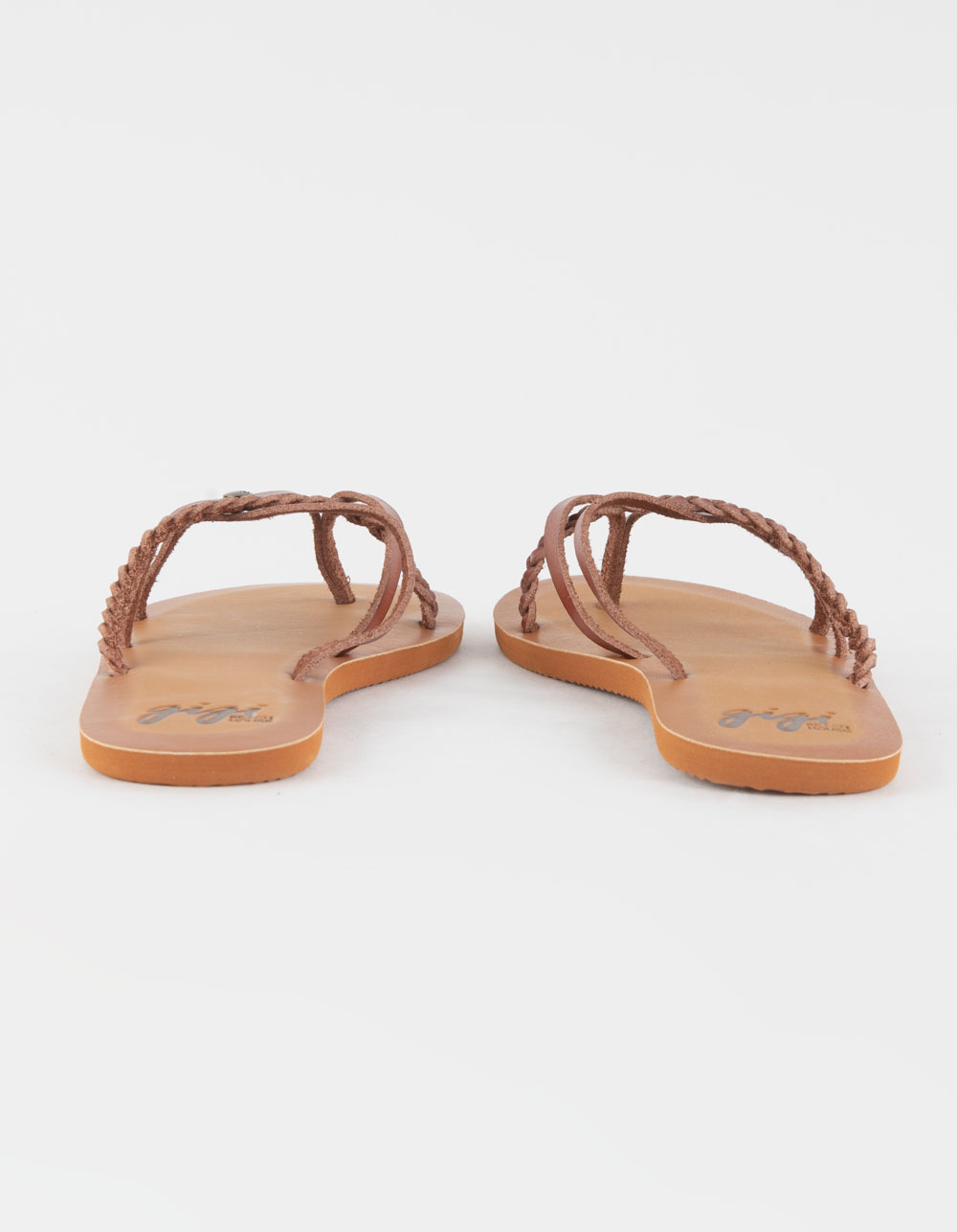 GIGI Star Thong Womens Flip Flops - OATMEAL