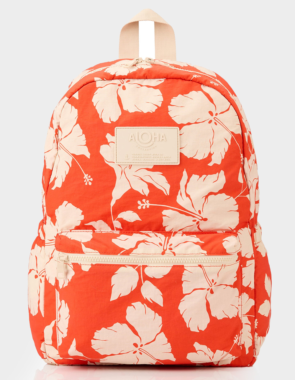 ALOHA COLLETION Keep It Light Salina Backpack - RED COMBO