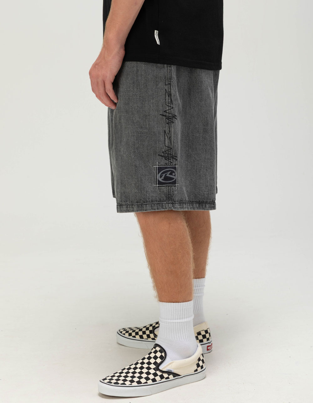 RUSTY Mista 25 Mens Shorts - WASHED BLACK