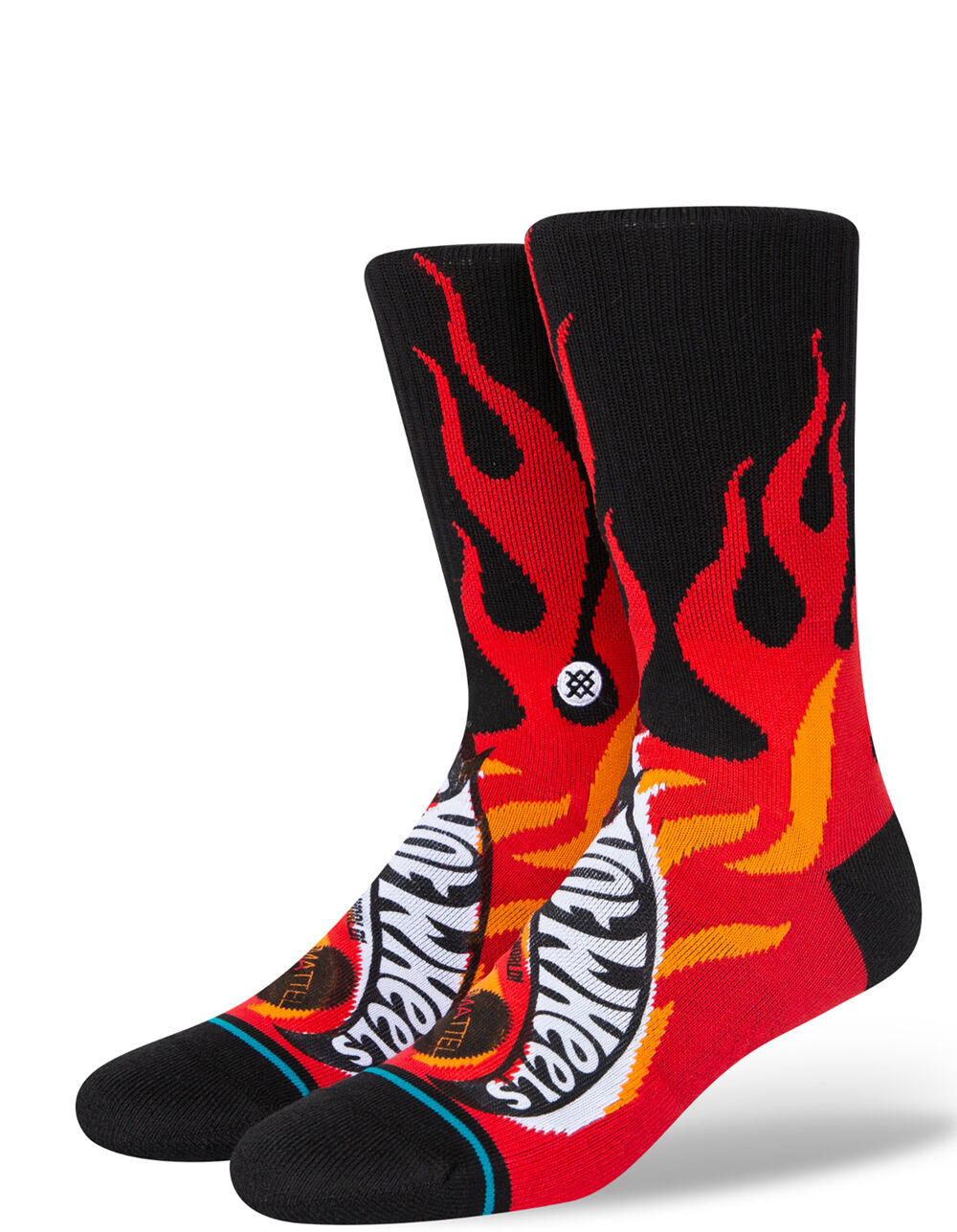 STANCE x Hot Wheels Hot Licks Mens Crew Socks BLACK Tillys