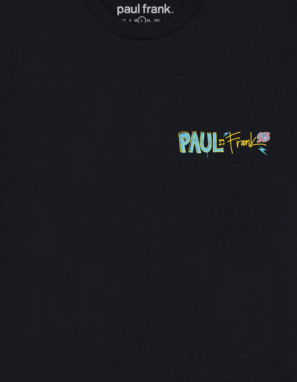 PAUL FRANK Band Unisex Tee - BLACK