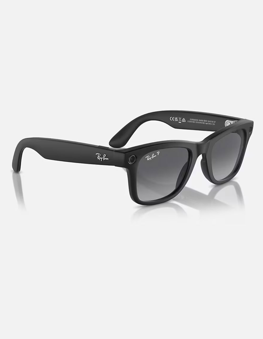 RAY-BAN x Meta Wayfarer Polarized Sunglasses - MATTE BLACK