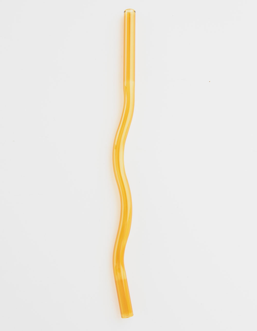 Heavy Duty Amber Glass Drinking Straw by Sarahberry Glass