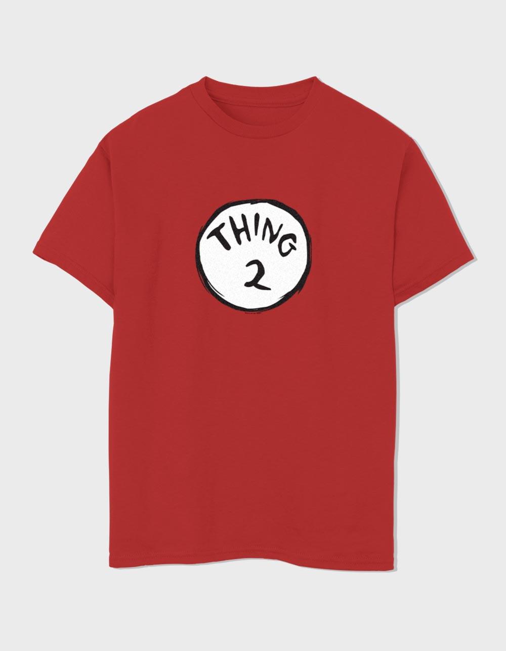 DR. SEUSS Thing 2 Unisex Kids Tee - RED