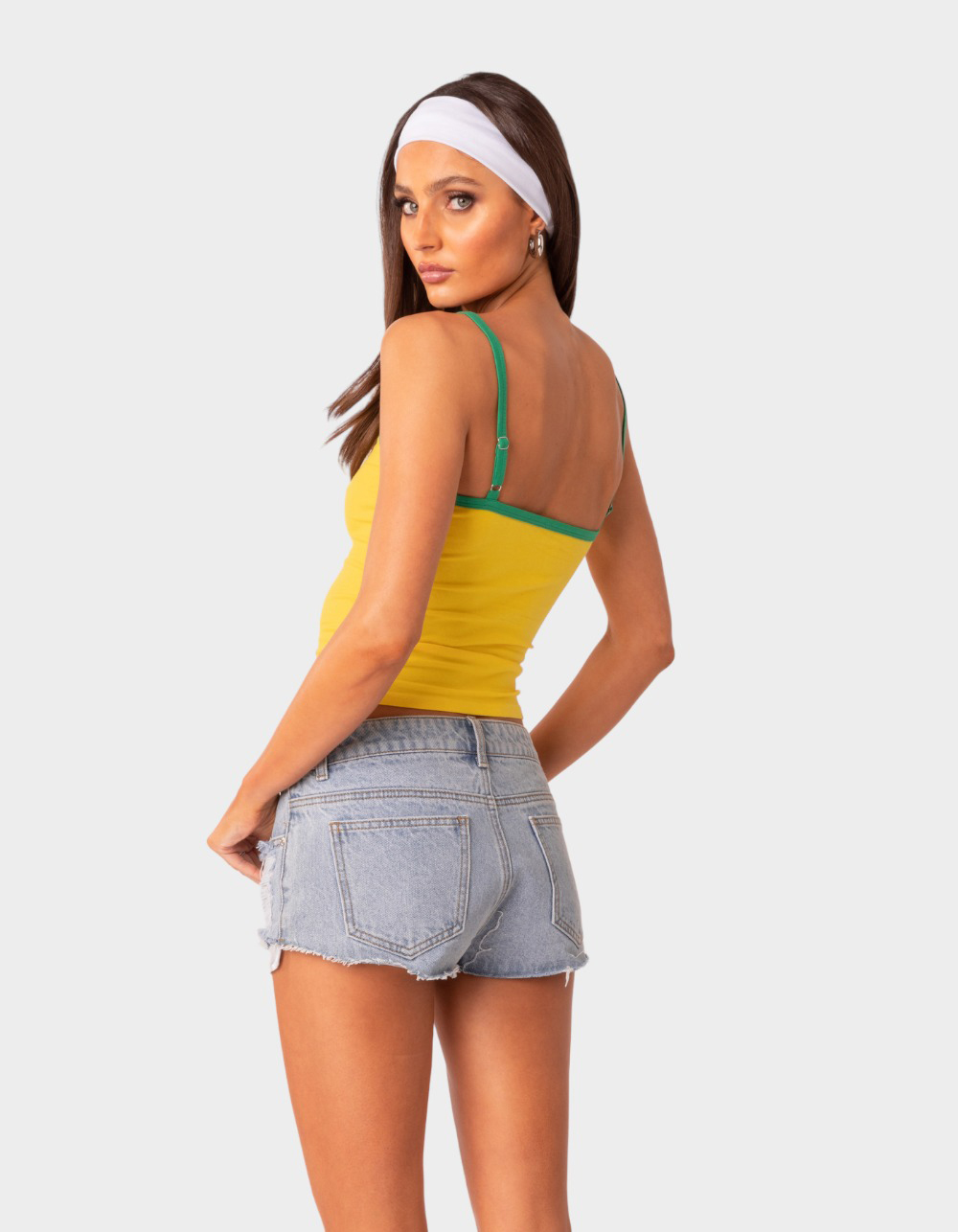EDIKTED Brasil Womens Tank Top - YELLOW